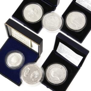 Samling danske mønter, bl.a. 200 kr 1992, Polarmønt, 100 kr 2008, Sieg 2A, H.C. Andersen, 10 kr 2005 Den Grimme Ælling og Den Lille Havfrue 2 m.m.