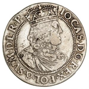 Polen, Johann Casimir, 18 Groszy  14 Taler 1658, KM A94