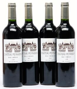 12 bts. Chateau Peyrabon Cru Bourgeois, Haut-Médoc 2010 A hfin. Oc.