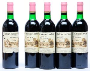 5 bts. Vieux Château Certan, Pomerol 1978 AB ts.