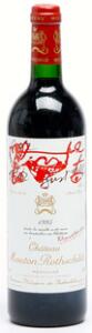 1 bt. Château Mouton Rothschild, Pauillac. 1. Cru Classé 1995 A hfin.