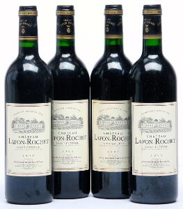 9 bts. Château Lafon-Rochet, Saint - Estephe. 4. Cru Classé 1995 A hfin.