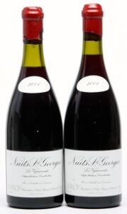 2 bts. Nuits Saint Georges Les Vignerondes, Domaine Leroy 2001 A-AB bn.