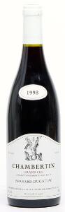 1 bt. Chambertin Grand Cru, Bernard Dugat-Py 1998 A hfin.