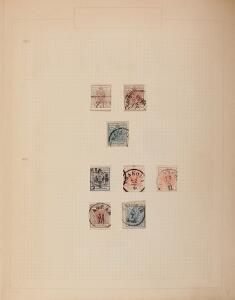 Østrig. 1850-1980. Gammel samling i springbind med en del ældre udgaver og mellemgode sæt. AFA 2002 ca. 55000