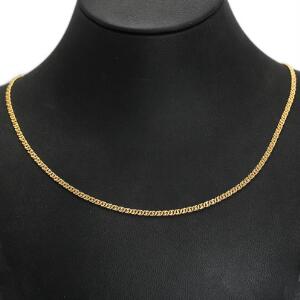 Halskæde af 14 kt. guld. L. ca. 50 cm. Vægt. 6 g.