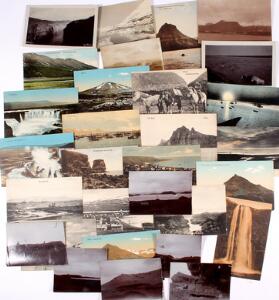 Island. Postkort. Godt lille lot med postkort og fotos fra forskellige steder på Island. Alle uden frimærke. Ca. 50 stk