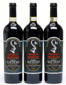 3 bts. Brunello di Montalcino Riserva Case Basse, Soldera 2006 A hfin.