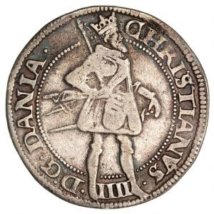 Christian IV, krone 1620, H 106C, monteringsspor