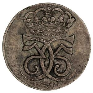Christian V, 4 mark  krone 1685, H 79, S 5