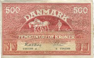500 kr 1948 d, Halberg  Teilmann, Sieg 127, Pick 41