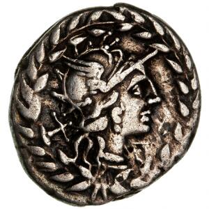 Romerske republik, Cn. Geli, denar, 138 f.Kr., 3,75 g, Cr. 2321