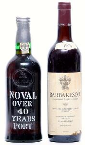 1 bt. Quinta do Noval 40 years old Tawny Port A hfin.  etc. Total 2 bts.