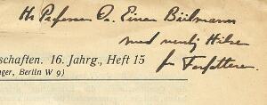 Inscribed by Niels Bohr Das Quantenpostulat und die neuere Entwicklung der Atomistik. Berlin Julius Springer 1928. 1st ed.