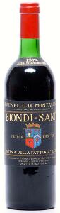 1 bt. Brunello di Montalcino, Il Greppo, Biondi-Santi 1974 B tsus.