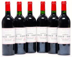 12 bts. Château Lynch Bages, Pauillac. 5. Cru Classé 1985 A hfin. Owc.