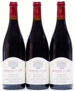 6 bts. Beaune 1. Cru Les Reversees, Domaine Jean-Marc Bouley 2005 A hfin.