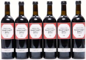 6 bts. Martinet Bru, Mas Martinet Viticultors, Priorat 2008 A hfin. Oc.