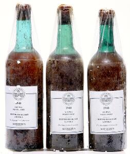 3 bts. Alupka White Port, The Massandra Collection 1940 AB ts. Oc.