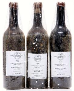 3 bts. Cabernet Sauvignon White Port, The Massandra Collection 1936 A-AB bn. Oc.