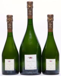1 bt. Mg. Champagne Fleur de Passion, Diebolt-Vallois 1999 A hfin. Oc. etc. Total 3 bts.