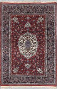 Pakistansk tæppe i klassisk Tabriz design. Flot kvalitet. 20. årh.s anden halvdel. 140 x 216