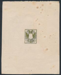 Schleswig-Holstein. 1850. ESSAY af engraver Claudius fra Printers Köbner und Lemkuhl. No. 13 i Krötsch Håndbog. UNIK. Attest Møller BPP.