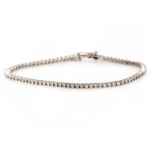 Diamantarmbånd af 18 kt. hvidguld prydet med talrige brillantslebne diamanter på i alt ca. 1.62 ct. Wesselton H. Klarhed VSSI. Milano, ca. 2011.