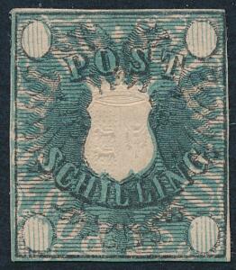 Schleswig-Holstein. 1850. ESSAY af engraver Claudius fra Printers Köbner und Lemkuhl. LIKE No. 14c in Krötsch Håndbog