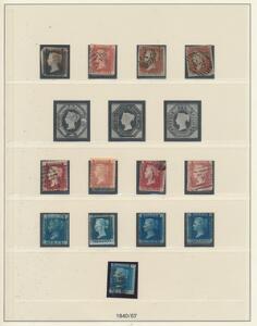 England. Velbesat samling med mange bedre klassiske udgaver. AFA ca. 54000. Se fotoudsnit