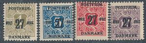 1918. 271 - 2710 øre, vm.III. De 4 gode værdier, postfriske. AFA 5600