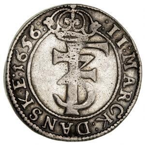 Norge, Frederik III, 2 mark 1656, NM 151, H 67B, Schou 23