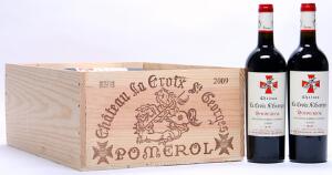 9 bts. Château La Croix St. Georges, Pomerol 2009 A hfin. Owc.