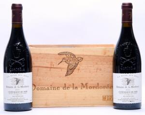 6 bts. Chateauneuf-du-Pape Cuvée de la Reine des Bois, Domaine de la Mordorée 2005 A hfin. Owc.