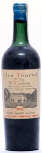 1 bt. Clos Fourtet, Saint-Émilion 1. Grand Cru Classé 1947 Bottled in DK. AB ts.