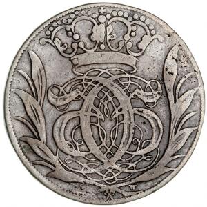 Christian V, Glückstadt, 4 mark  krone 1694, H 125A