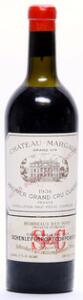1 bt. Château Margaux, Margaux. 1. Cru Classé 1936 Chateau bottled. B tsus.