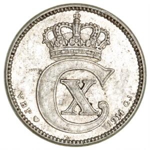 25 øre 1914, H 10A