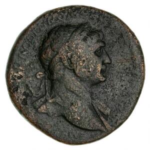 Romerske kejserdømme, Trajan, 98-117 e.Kr., Sesterts 114-117 e.Kr., RIC 656, 22,60 g