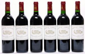 12 bts. Château Margaux, Margaux. 1. Cru Classé 1985 A hfin. Owc.