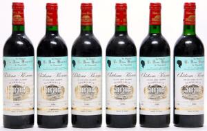 6 bts. Château Kirwan, Margaux. 3. Cru Classé 1986 A-AB bn.