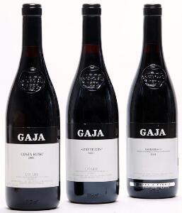 1 bt. Barbaresco Sorì Tildìn Gaja 2000 A-AB bn.  etc. Total 3 bts.