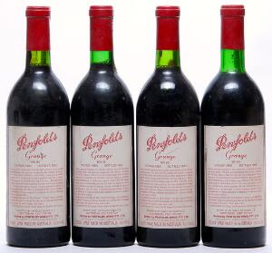 4 bts. Penfolds Grange 1980 A-AB bn.