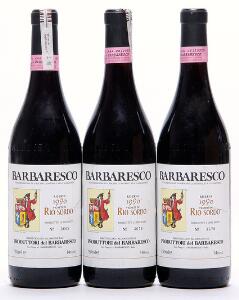 6 bts. Barbaresco Riserva, Rio Sordo, Produttori del Barbaresco 1990 A hfin.