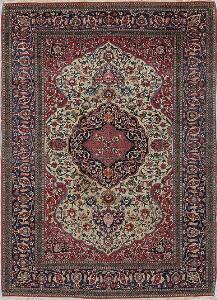 Isfahan tæppe, Persien. Klassisk medaljon design. 20. årh.s begyndelse. 197 x 143.