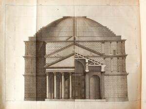 Palladio - The four books of Architecture Architecture, divisee en quatre livres [...]. The Hague 1726. With 230 plates.