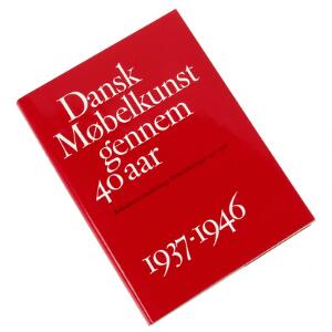 Danish design Jalk ed. Dansk Møbelkunst gennem 40 aar. 1937-1946. Cph 1987. Publishers binding with dws.