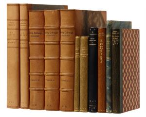 Collection of 11 miscellaneous vols. on Danish literature, incl. Jacob Paludan Røgringe. Cph 1960. 1st ed.  10 vols. 11