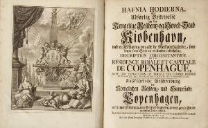 Important 18th century descriptions of Copenhagen Laurids de Thurah Hafnia Hodierna [...]. Cph 1748. In cont. binding.
