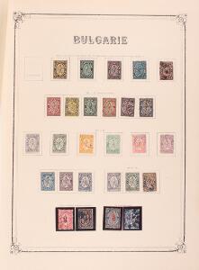 Bulgarien. 1879-1938. God ældre samling med mange gode mærker, bl.a. 50c1 F. med attest og flere andre gode mærker. Se fotoudsnit